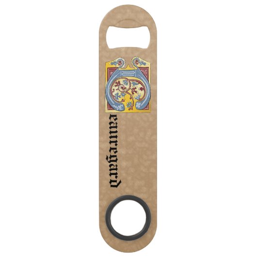 Leuchtender rechteckiger, blauer und roter Leuchtb Speed Flaschenöffner (Rückseite)