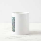 Leuchtender riesiger Pilzgarten Kaffeetasse (Mittel)