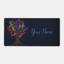 Leuchtender, strahlender, farbiger Baum