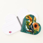 Leuchtender Tukan in tropischer Harmonie Notizblock (Innenseite)