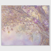 Leuchtender Wald Geschenkpapier (Flach)