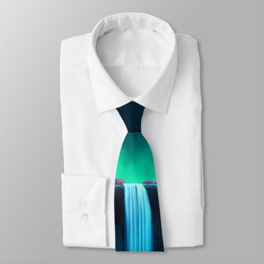 Leuchtender Wasserfall Krawatte (Gebunden)