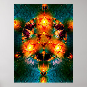 Leuchtender Zauberstab Poster