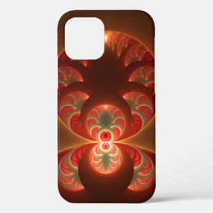 Leuchtendes abstraktes modernes orange-rotes Frakt Case-Mate iPhone Hülle
