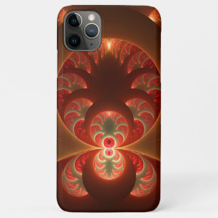 Leuchtendes abstraktes modernes orange-rotes Frakt Case-Mate iPhone Hülle