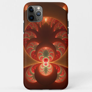 Leuchtendes abstraktes modernes orange-rotes Frakt Case-Mate iPhone Hülle