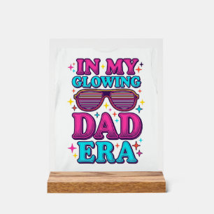 Leuchtendes Dad Era Vintage Gravur Shirt Design_1 Acrylschild