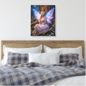 Leuchtendes Fantasy-Feenvolk Leinwanddruck (Insitu (Schlafzimmer))