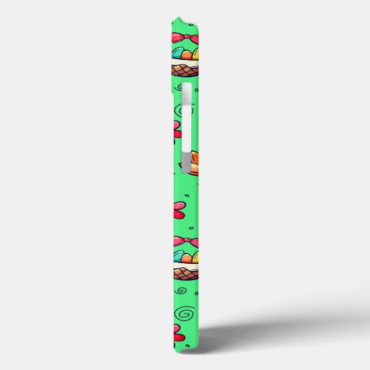 Leuchtendes Green Oaster Muster Gehäuse Case-Mate iPhone Hülle (Rückseite / Links)