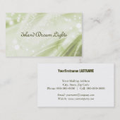 leuchtendes Grün Visitenkarte (Vorne/Hinten)