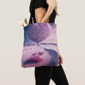 Leuchtendes Herz der Nacht Tasche (Von Nahem)