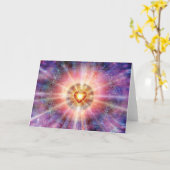 Leuchtendes Herz Karte (Gelbe Blume)