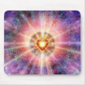 Leuchtendes Herz Mousepad (Vorne)