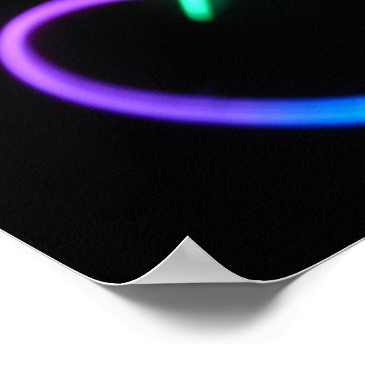 leuchtendes Herz Poster (Ecke)