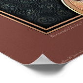 Leuchtendes Himmelbett (18x24") Poster (Ecke)