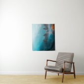 Leuchtendes Licht auf nebligen Herbstwald Wandteppich (Beispiel)