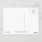 "Leuchtendes Meer" Meerjungfrau Postkarte (Rückseite)