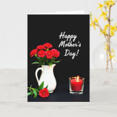 Leuchtendes Muttertagsdesign Karte (Gelbe Blume)