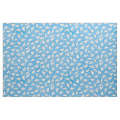 Leuchtendes Papierflugzeug auf blauem Muster Stoff (Fat Quarter (45,7 x 55,9 cm))