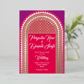 Leuchtendes Portal Folieneinladung (Stehend vorne)