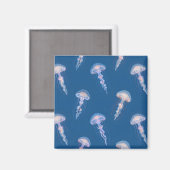 Leuchtendes Quallenmuster Magnet (Vorderseite/Rückseite)