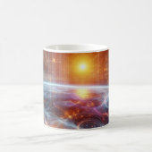 Leuchtendes Quantengitter Kaffeetasse (Mittel)