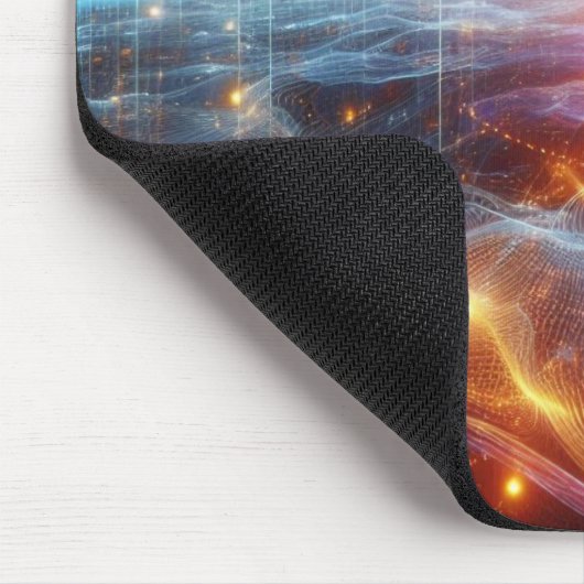 Leuchtendes Quantengitter Mousepad (Ecke)
