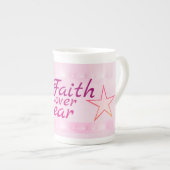 leuchtendes Rosa Porzellantasse (Vorderseite Rechts)