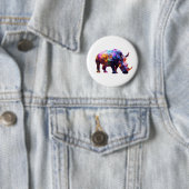 Leuchtendes Schönes Nashorn Button (Beispiel)