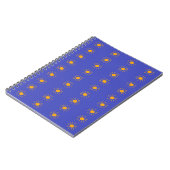 Leuchtendes Sonnenmuster Notizblock (Linke Seite)