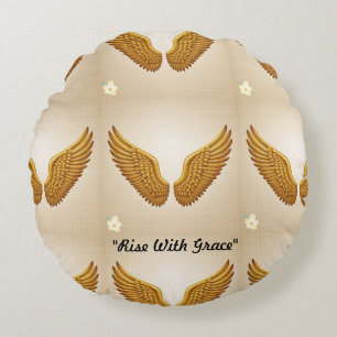 "Leuchtendes Soul" Rundes Kissen