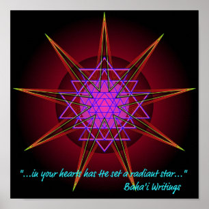 Leuchtendes Star2 Poster