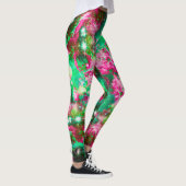 Leuchtendes Sternenfeld über Print-Leggings Leggings (Rechts)