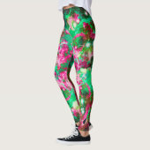 Leuchtendes Sternenfeld über Print-Leggings Leggings (Links)