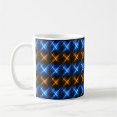 Leuchtendes Streifen-Stern-Muster Kaffeetasse (Links)