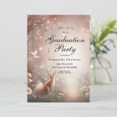 Leuchtendes Waldreich von Sparkle und Blüte Einladung (Stehend Vorderseite)