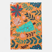 Leuchtendes Weihnachtsmuster-Design Geschirrtuch (Vertikal)