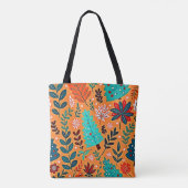 Leuchtendes Weihnachtsmuster-Design Tasche (Rückseite)
