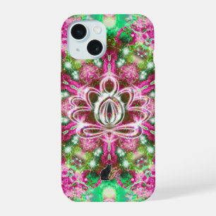 Leuchtendes Zen Lotus iPhone 15 Hülle
