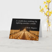 Leuchtenkarte Karte (Gelbe Blume)