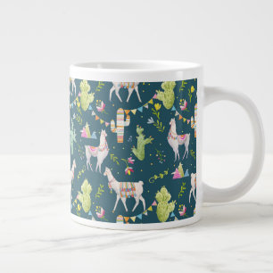 Leuchtenmuster Jumbo-Tasse