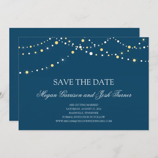 Leuchtenreihe Save the Date (Vorne/Hinten)