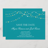 Leuchtenreihe Save the Date Einladung (Vorne/Hinten)