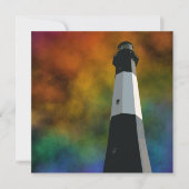 Leuchtenstation der Insel Tybee Einladung (Vorderseite)