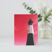 Leuchtenstation der Insel Tybee Postkarte (Stehend Vorderseite)
