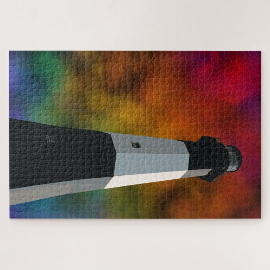 Leuchtenstation der Insel Tybee Puzzle (Horizontal)