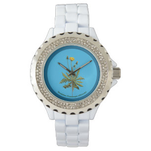 Leuchter auf blau armbanduhr