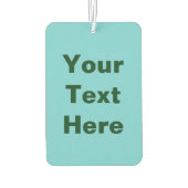 Leuchter auf blau autolufterfrischer (Rückseite)