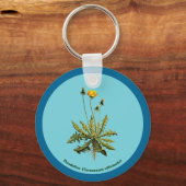 Leuchter auf blau schlüsselanhänger (Vorderseite)