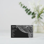 Leuchter-Beleuchtungs-Visitenkarte Visitenkarte (Stehend Vorderseite)